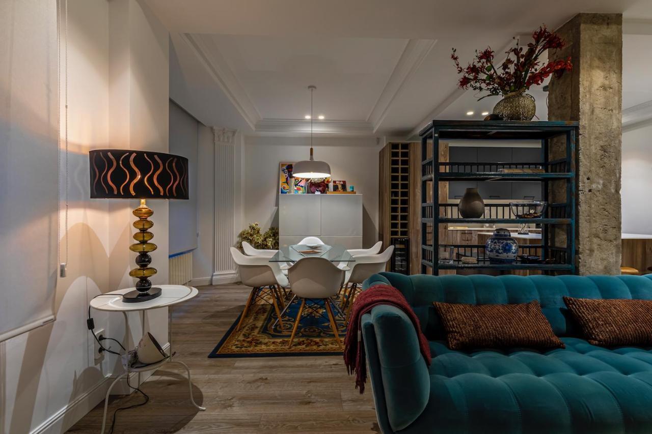 110 M2 Central Apartment In Abando Close To Guggenheim With Parking 빌바오 외부 사진