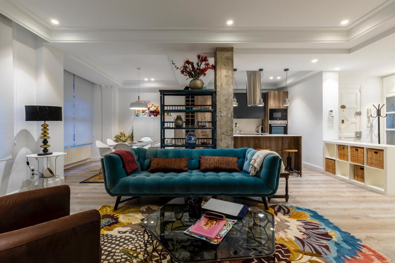110 M2 Central Apartment In Abando Close To Guggenheim With Parking 빌바오 외부 사진