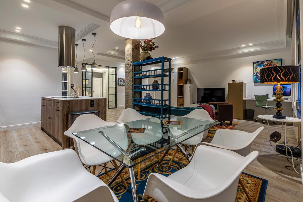 110 M2 Central Apartment In Abando Close To Guggenheim With Parking 빌바오 외부 사진