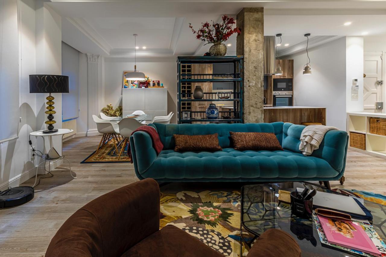 110 M2 Central Apartment In Abando Close To Guggenheim With Parking 빌바오 외부 사진